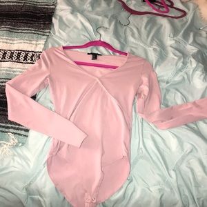 light pink longsleeve bodysuit